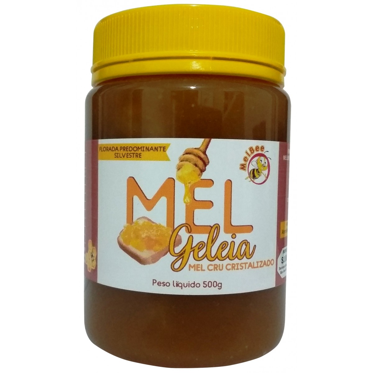 Mel Cru Cristalizado 500 G