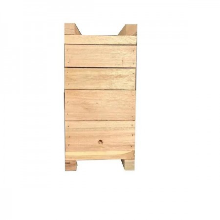 Caixa para Abelha Mirim Asf - Modelo Inpa - Eucalipto - 10x10 cm