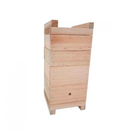 Caixa para Abelha Mirim e Jataí Asf - Modelo Inpa - Eucalipto - 12x12 cm