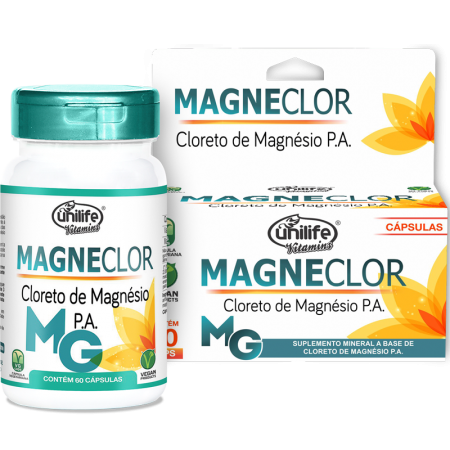 Cloreto de Magnésio Magneclor - 60 Caps