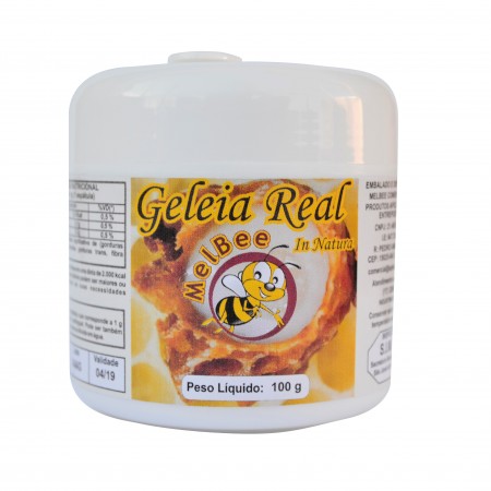 Geleia Real In Natura - Pote 100 g - ESCOLHER ENVIO MENOR QUE 5 DIAS