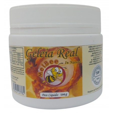 Geleia Real In Natura - Pote  500 g - ESCOLHER ENVIO MENOR QUE 5 DIAS