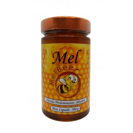 Mel Puro - Várias Floradas - Pote Vidro 500 g 