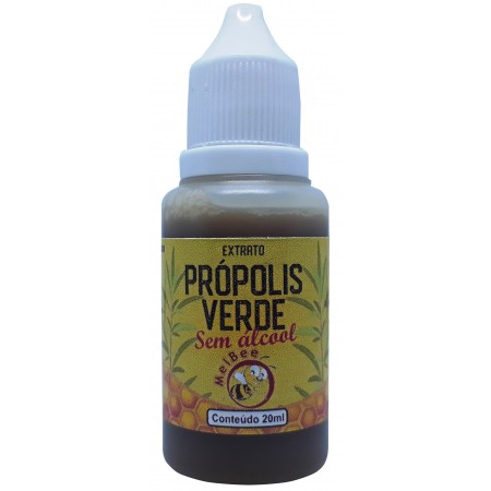 Extrato de Própolis Verde  Aquoso  (Sem Álcool)  - Embalagem 20 ml