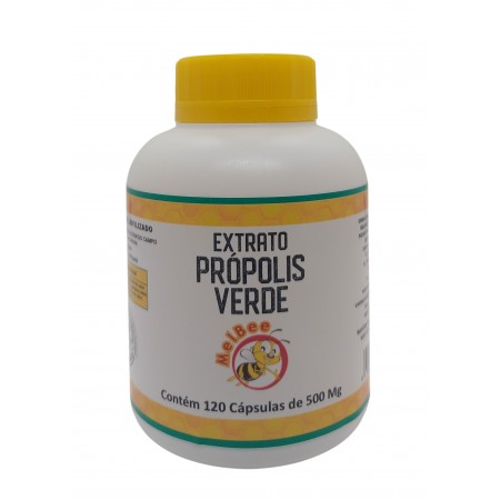 Própolis Verde em Cápsulas - 60 Cápsulas 500 Mg - Apiário Melbee