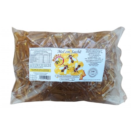 Sachês de Mel Silvestre - Pacote 1 kg - Em tiras (~220 sachês)