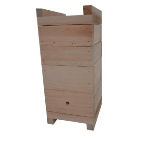 Caixa para Abelha Mirim Asf - Modelo Inpa - Eucalipto - 10x10 cm