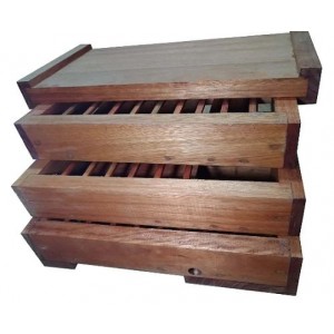 Caixa Para Abelha Sem Ferrão Horizintal Grande - PNN/Baú