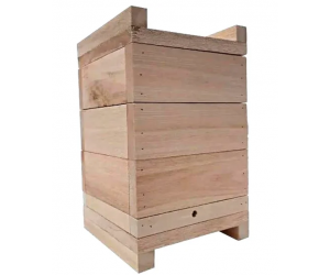 Caixa para Abelha Jataí Asf - Modelo Inpa - Eucalipto - 20x20 cm