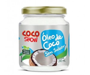 Óleo de coco Coco Show- s/ cheiro, s/ sabor - 200ml