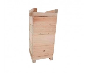 Caixa para Abelha Mirim e Jataí Asf - Modelo Inpa - Eucalipto - 12x12 cm