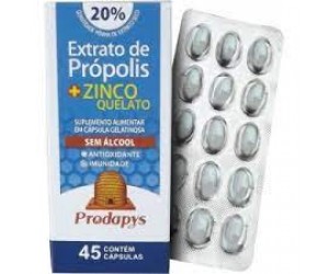 Extrato de Própolis + Zinco Quelato 45 Cápsulas