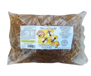 Sachês de Mel Silvestre - Pacote 500 g - Em tiras (~110 sachês)