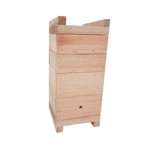 Caixa para Abelha Mirim Asf - Modelo Inpa - Eucalipto - 10x10 cm