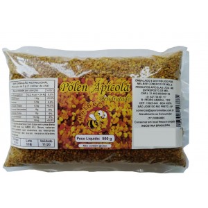 Pólen Apícola Desidratado - Pacote 500 g - Apiário Melbee